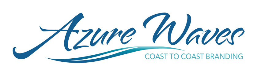 Azure Waves Branding logo